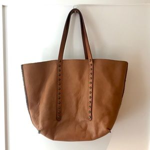 Nanni Milano Italian Leather Reversible Bag